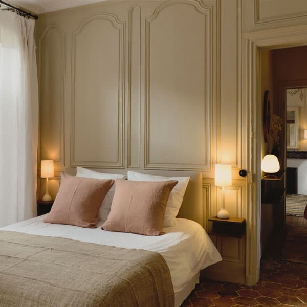 Trama en Perche - chambre 1 - lit